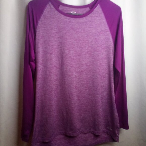 C9 Champion Shirt Women M Long Sleeve DuoDry Active Athletic Purple - Picture 15 of 16